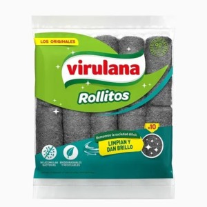 VIRULANA LANA DE ACERO x 10u